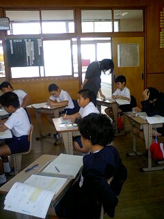 節田小学校・授業参観