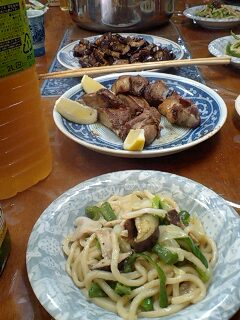 ダイビング後・朝飯