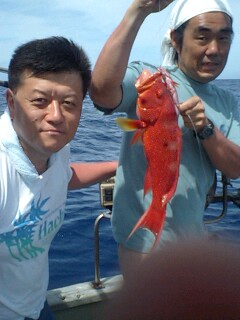 水面休息中・チョィ釣り