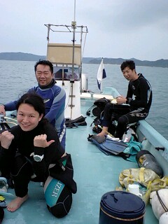 台風後初ダイブ
